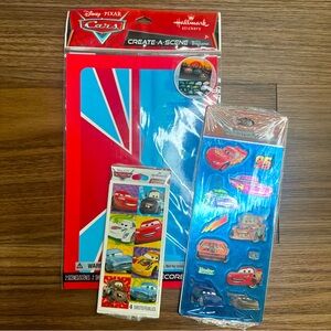Hallmark Cars Stickers & Create A Scene lot (3)🏎️